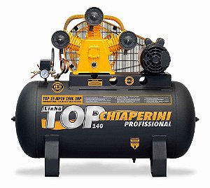 Compressor de ar média pressão 15 pcm 150 litros Chiaperini TOP 15 MP3V 150 L * 6667