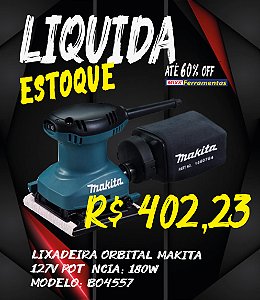 Lixadeira Orbital Makita 127v BO4557 * 60