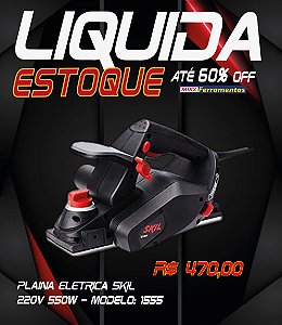 Plaina Eletrica Skil 220v 550w -1555 * 6270