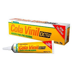 Cola Vinil Extra para PVC Flexível Sem Tolueno 75g