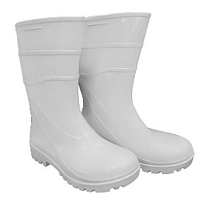 Bota Impermeável De Pvc N 39 Branca * 6014