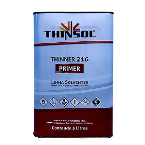 Thinner 216 - 5 L Solvente Primer