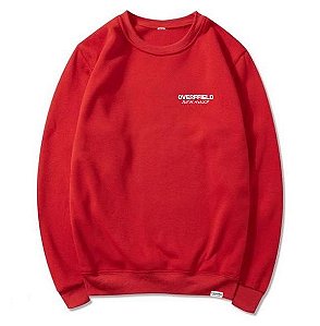 Moletom Careca "Just Be Yourself" Vermelho