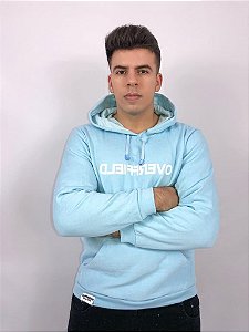 Moletom Canguru "Logo" Azul