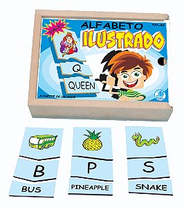 Alfabeto Ilustrado em Inglês