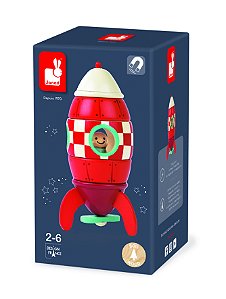 Foguete Magnético Vermelho