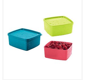 tupperware kit jeitosinhos  3 unidades cores sortidas