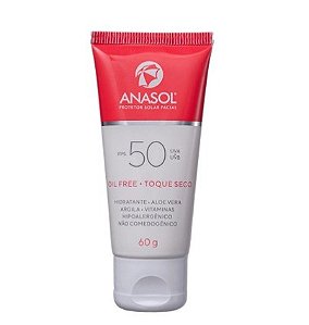 Protetor Solar Facial FPS 50 60g - Anasol