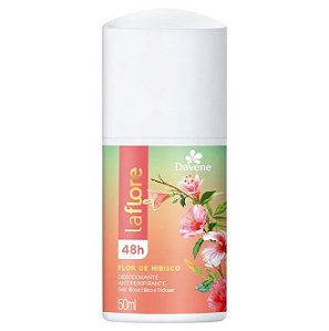 Desodorante Vegano Antiperspirante Roll On Hibisco La Flore 50ml - Davene (VALIDADE: 09/2023)