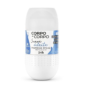Desodorante Vegano Suave Antiperspirante Roll On Corpo a Corpo 50ml - Davene