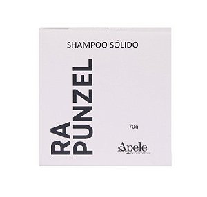 Shampoo Vegano Sólido Rapunzel 70g Apele Biocosmético