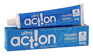 Creme Dental / Pasta de Dente Vegana 164g Menta Alaska Ultra Action