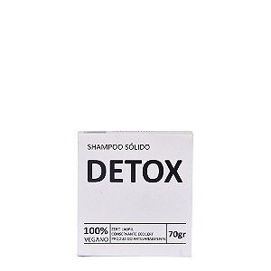 Shampoo Sólido Vegano Detox 70g Apele Biocosmético