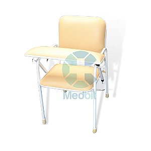 Cadeira Hemodiálise Braço Frontal Amarela