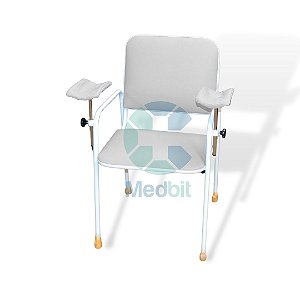 Cadeira Hemodiálise Braço Lateral Branco