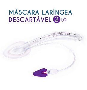 Máscara laríngea Descartável N2 1/2