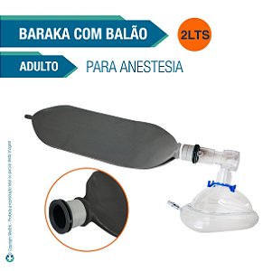 Conjunto Adulto de Anestesia Baraka Latex 2 Litros