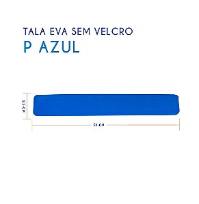 Tala EVA Sem Velcro P Azul