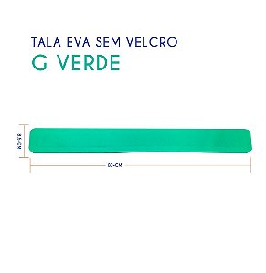 Tala EVA Sem Velcro G Verde