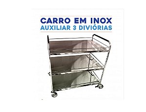 Carro Para Transp. de Bandejas em Inox SL