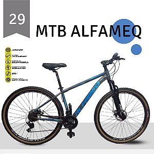 Bicicleta aluminio  21 vel.  cambio Shimano - Freio a disco mecânico - Suspensão dianteira, vários modelos