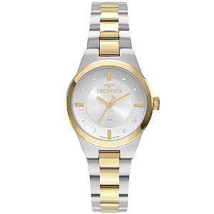 Relógio Technos Prata e Dourado Feminino 2035MRY5K