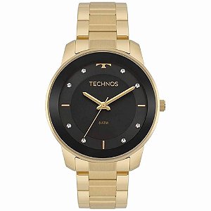 Relógio Technos Feminino Fashion Brilho Dourado 2036MKF5P