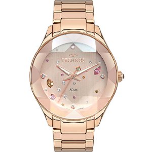 Relógio Technos Feminino Crystal Rose Analógico 2039CA4T