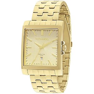 Relógio Technos Masculino Classic Dourado Analógico 2115KOZ4X