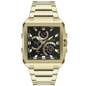 Relógio Technos Masculino Dourado Cronógrafo BJ3940AA1P