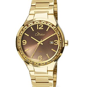 Relógio Condor Feminino Dourado Analógico CO2115UPK4M