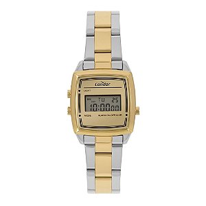 Relógio Condor Feminino Bicolor Prata Digital COJH512AAK5D