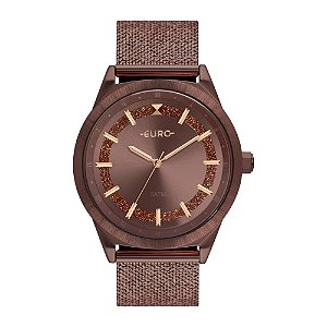 Relógio Euro Feminino Shiny Marrom Analógico EU2036YPX4M