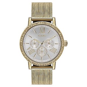 Relógio Euro Feminino Dourado EU6P29AHL4B