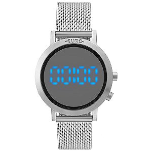 Relógio Euro Feminino Digital Prata EUBJ3407AB3P