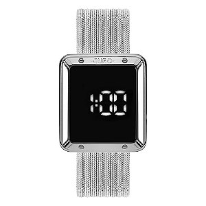 Relógio Euro Feminino Fashion Prata Digital EUBJ3937AD4F
