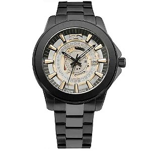 Relógio Technos Masculino Essence Preto Analógico F06111AC4W