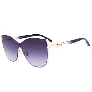 Óculos de Sol Solar Vizzano Ouro 125S C200 Gatinho Azul
