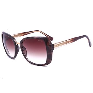 Óculos de Sol Solar Vizzano Ouro 130S C100 Degradê Bordô