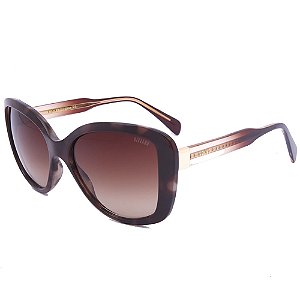 Óculos de Sol Solar Vizzano Ouro 13S AV123 Quadrado Marrom