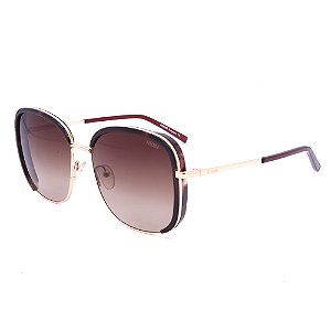Óculos de Sol Solar Vizzano Ouro 5S AV234 Degradê Dourado