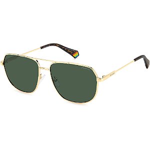 Óculos de Sol Polaroid 6195 S X J5G 58UC Dourado Polarizado