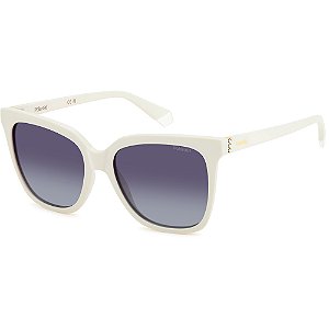 Óculos de Sol Polaroid 4155 S X VK6 55WJ Branco Polarizado