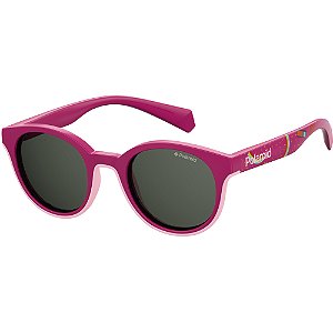 Óculos de Sol Polaroid 8036 S MU1 42M9 Rosa Infantil