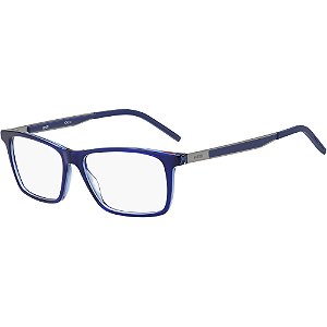 Armação Hugo Boss 1140 ZX9 5515 Azul Masculino