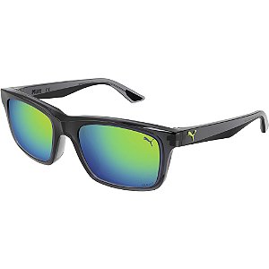 Óculos de Sol Puma PU0402S 003 Polarizado Preto Masculino