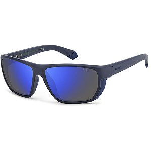 Óculos de Sol Polaroid 7057 S FLL 605X Azul Masculino