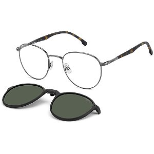 Óculos de Sol Carrera Clip On 368 C CAG 5221 Prata Masculino