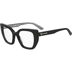 Armação Love Moschino 672 7RM 5319 Preto Feminino