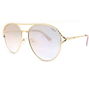 Óculos de Sol Milano Vizzano Magnetita AV456 Dourado Feminin